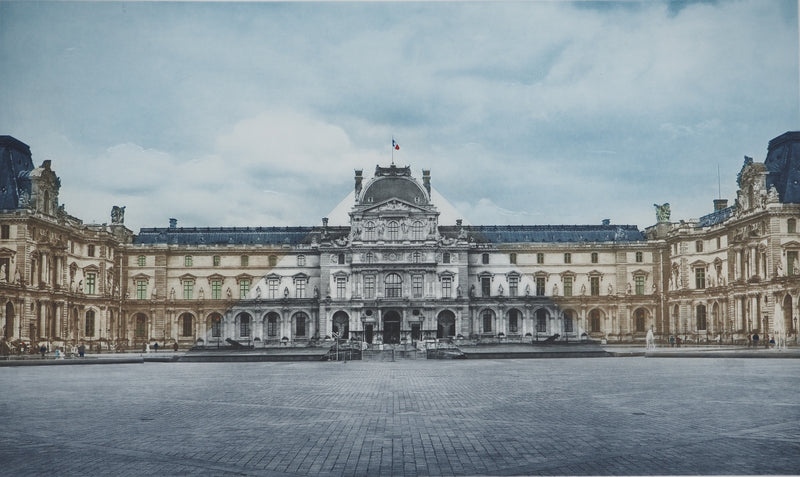 JR : Au Louvre, La Pyramide, Héliogravure originale (photo de détail 2) - Crédit photo : Galerie Art.Paris