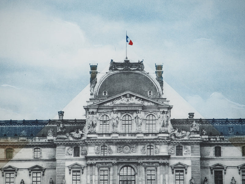 JR : Au Louvre, La Pyramide, Héliogravure originale (photo de détail 3) - Crédit photo : Galerie Art.Paris