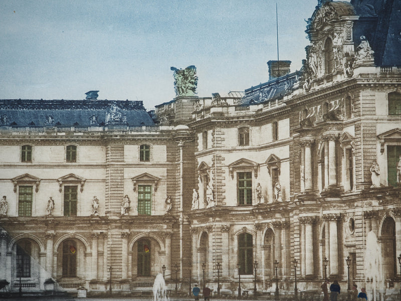 JR : Au Louvre, La Pyramide, Héliogravure originale (photo de détail 5) - Crédit photo : Galerie Art.Paris