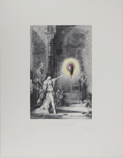 Gustave MOREAU : Salomé et la tête de Jean-Baptiste, Gravure originale (vue générale) - Crédit photo : Galerie Art.Paris