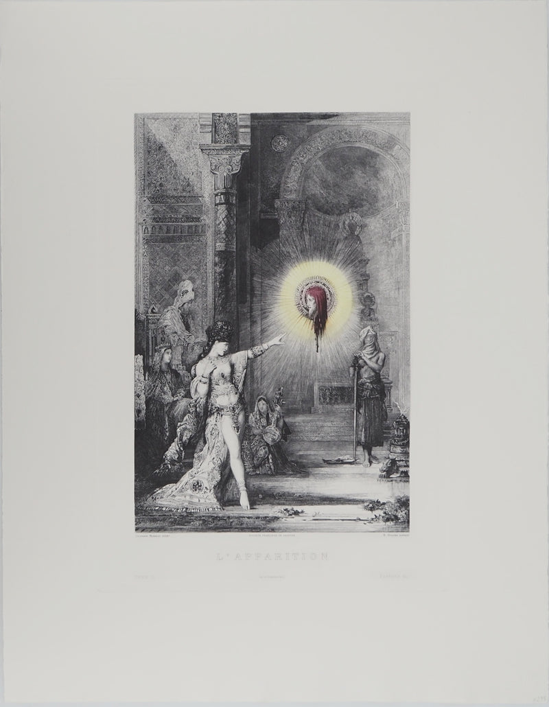 Gustave MOREAU : Salomé et la tête de Jean-Baptiste, Gravure originale (vue générale) - Crédit photo : Galerie Art.Paris