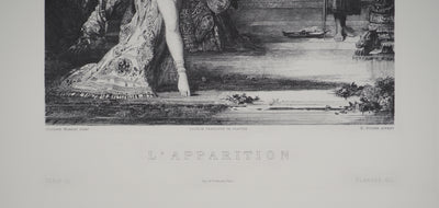 Gustave MOREAU : Salomé et la tête de Jean-Baptiste, Gravure originale (photo de détail 6) - Crédit photo : Galerie Art.Paris