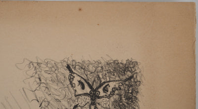 Edouard GOERG : Jeune fille au bouquet de fleurs, Lithographie originale (photo de détail 6) - Crédit photo : Galerie Art.Paris