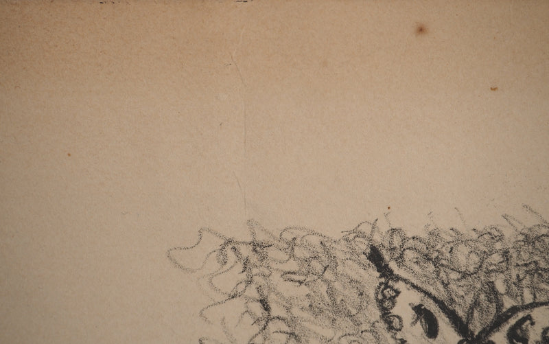 Edouard GOERG : Jeune fille au bouquet de fleurs, Lithographie originale (photo de détail 8) - Crédit photo : Galerie Art.Paris