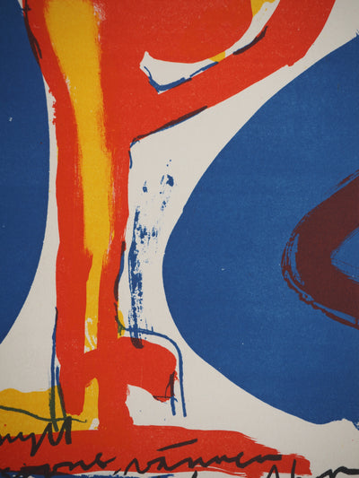 Bengt LINDSTROM : L'oeil rouge, Lithographie originale (photo de détail 5) - Crédit photo : Galerie Art.Paris