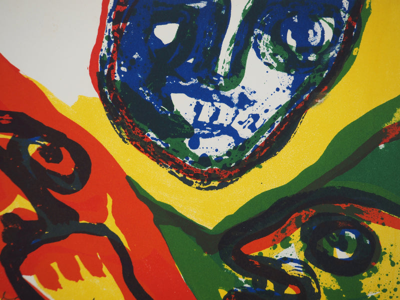 Bengt LINDSTROM : Explosion vocale, Lithographie originale (photo de détail 3) - Crédit photo : Galerie Art.Paris