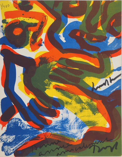 Bengt LINDSTROM : Maternité, Lithographie originale (vue générale) - Crédit photo : Galerie Art.Paris