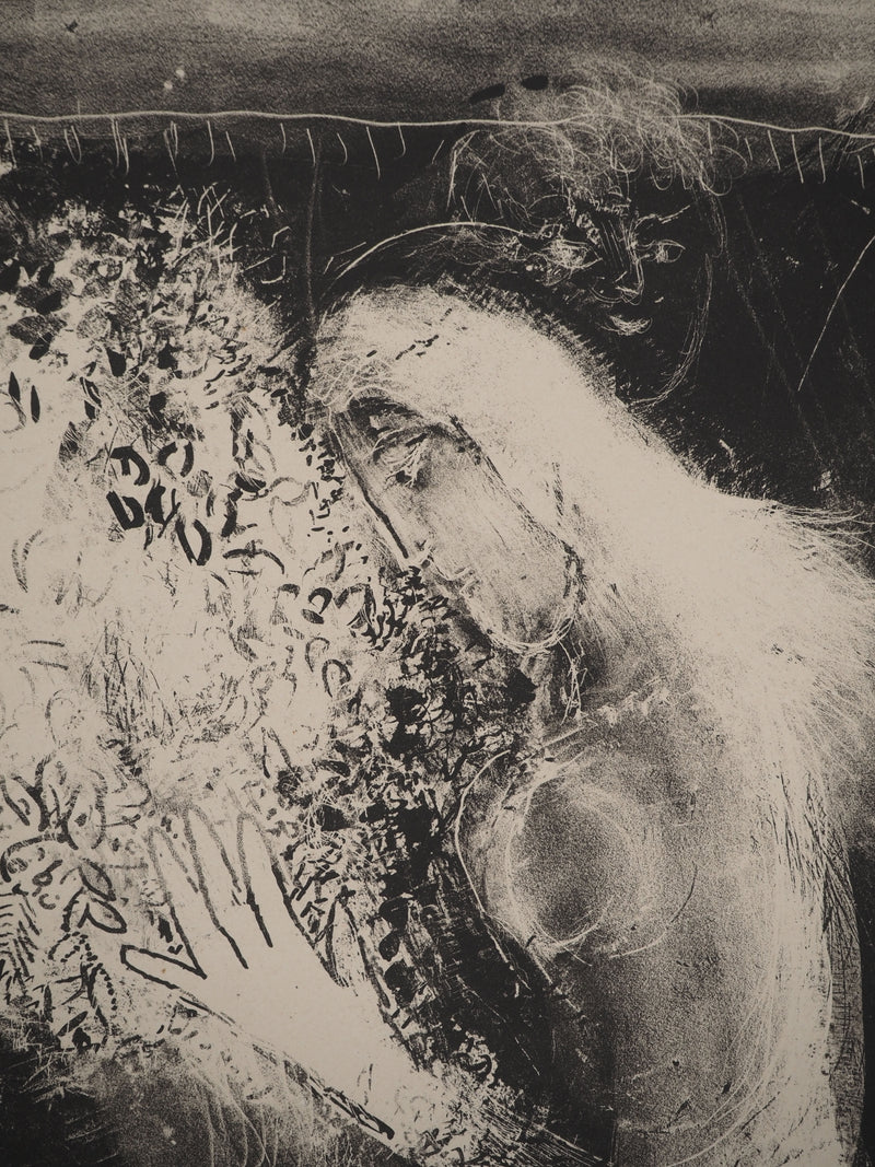 Marc CHAGALL : La sirène, Lithographie originale (photo de détail 3) - Crédit photo : Galerie Art.Paris