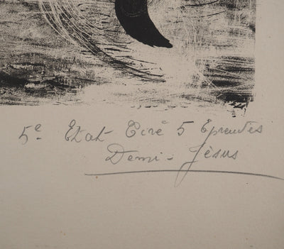 Marc CHAGALL : La sirène, Lithographie originale (photo de détail 6) - Crédit photo : Galerie Art.Paris