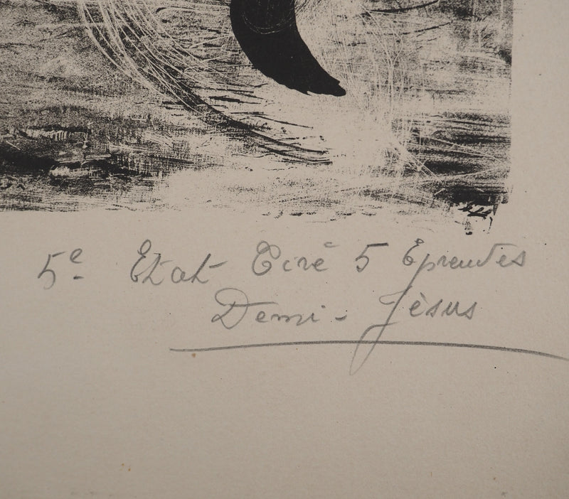Marc CHAGALL : La sirène, Lithographie originale (photo de détail 6) - Crédit photo : Galerie Art.Paris