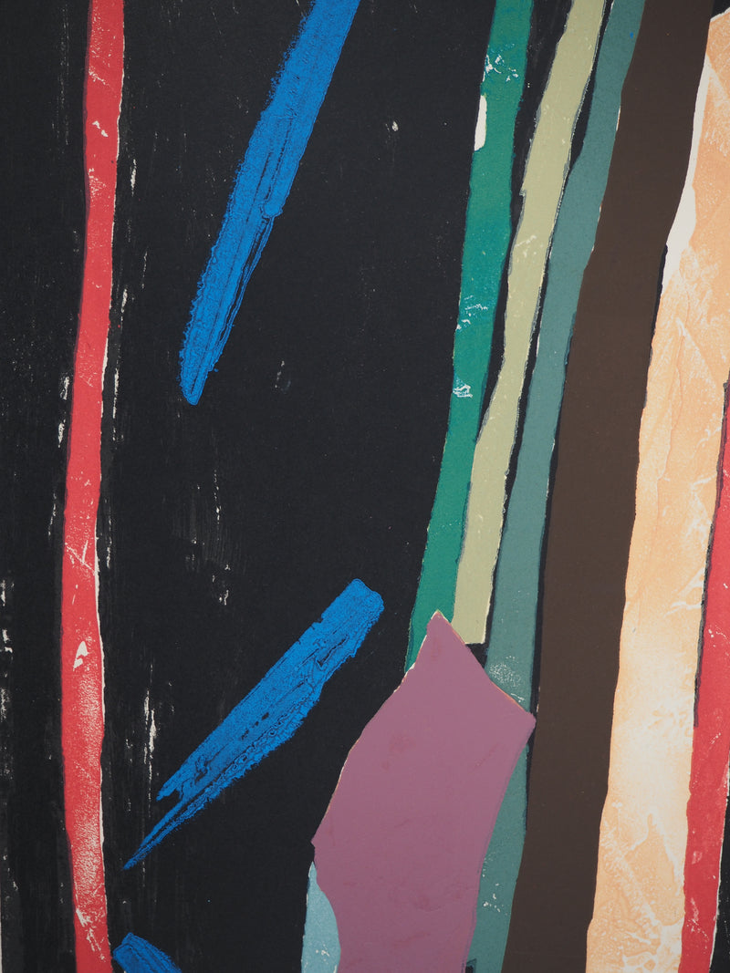 André LANSKOY : Forêt abstraite, Lithographie originale (photo de détail 4) - Crédit photo : Galerie Art.Paris