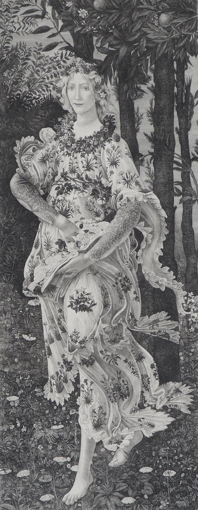 Sandro BOTTICELLI : Sandro BOTTICELLI (1445-1510), Gravure originale (vue générale) - Crédit photo : Galerie Art.Paris