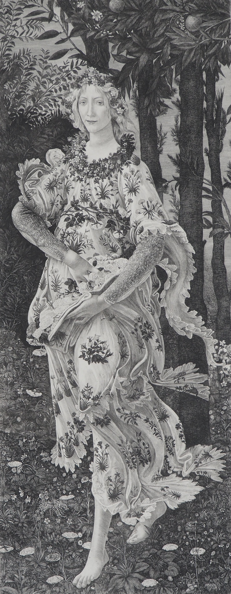 Sandro BOTTICELLI : Sandro BOTTICELLI (1445-1510), Gravure originale (vue générale) - Crédit photo : Galerie Art.Paris