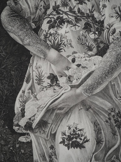 Sandro BOTTICELLI : Sandro BOTTICELLI (1445-1510), Gravure originale (photo de détail 4) - Crédit photo : Galerie Art.Paris