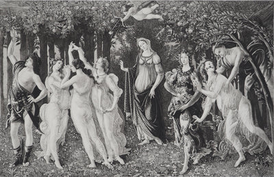 Sandro BOTTICELLI : Sandro BOTTICELLI (1445-1510), Gravure originale (vue générale) - Crédit photo : Galerie Art.Paris