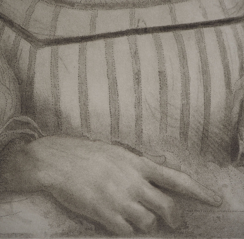 Leonard DE VINCI : Portrait d’Isabelle d’Este, Gravure originale (photo de détail 4) - Crédit photo : Galerie Art.Paris