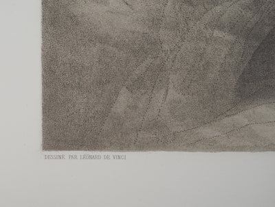 Leonard DE VINCI : Portrait d’Isabelle d’Este, Gravure originale (photo de détail 9) - Crédit photo : Galerie Art.Paris