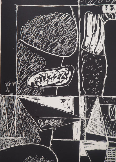 LE CORBUSIER : La main de l'architecte, Lithographie originale (photo de détail 4) - Crédit photo : Galerie Art.Paris
