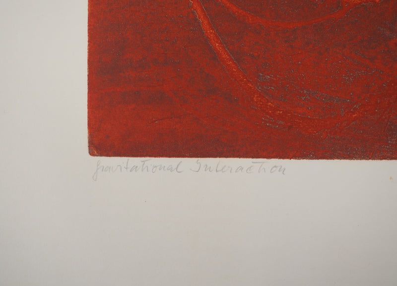 Salvador DALI : Interaction gravitationnelle, Gravure originale (photo de détail 6) - Crédit photo : Galerie Art.Paris