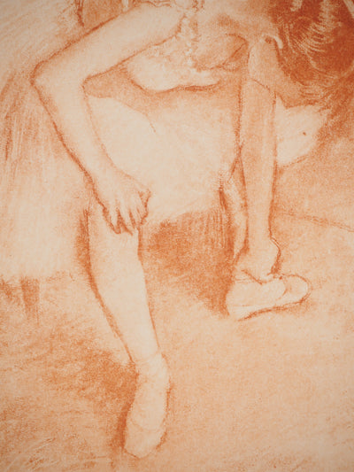 Edgar DEGAS : Danseuse nouant son brodequin, Héliogravure originale (photo de détail 5) - Crédit photo : Galerie Art.Paris