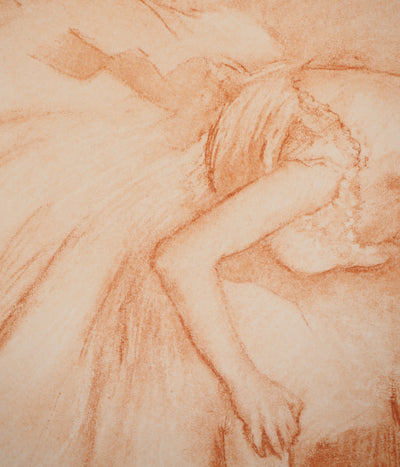 Edgar DEGAS : Danseuse nouant son brodequin, Héliogravure originale (photo de détail 6) - Crédit photo : Galerie Art.Paris