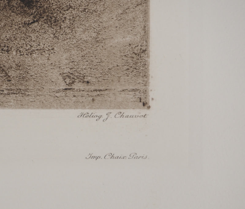 Maurice Quentin DE LA TOUR : Portrait de Mademoiselle Fel, Héliogravure originale (photo de détail 7) - Crédit photo : Galerie Art.Paris