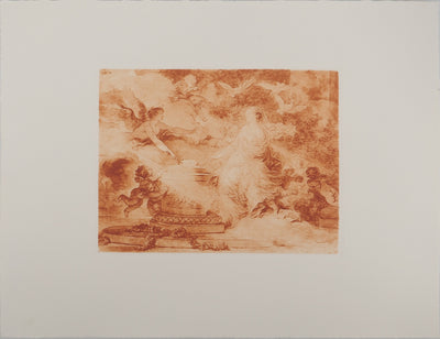 François BOUCHER : Les anges, Héliogravure originale (vue générale) - Crédit photo : Galerie Art.Paris