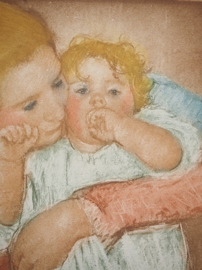 Mary CASSATT : Amour maternel, Gravure originale (photo de détail 5) - Crédit photo : Galerie Art.Paris