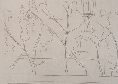 Henri MATISSE : Notre Dame à travers les arbres, Gravure originale (photo de détail 5) - Crédit photo : Galerie Art.Paris