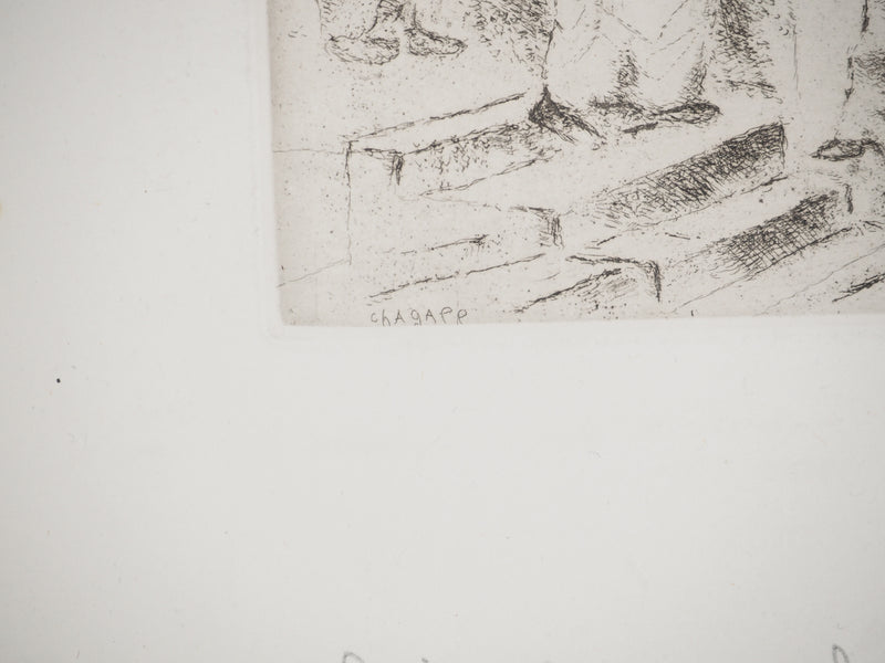 Marc CHAGALL : La reine de Saba, c, Gravure originale (photo de détail 2) - Crédit photo : Galerie Art.Paris