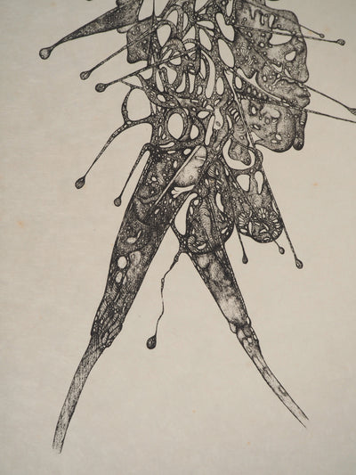 Fred DEUX : Fou, Gravure originale (photo de détail 5) - Crédit photo : Galerie Art.Paris