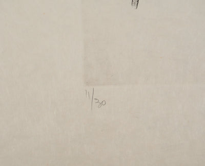 Fred DEUX : Fou, Gravure originale (photo de détail 6) - Crédit photo : Galerie Art.Paris