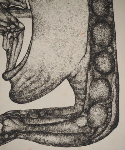 Fred DEUX : L'avaleur, Gravure originale (photo de détail 5) - Crédit photo : Galerie Art.Paris