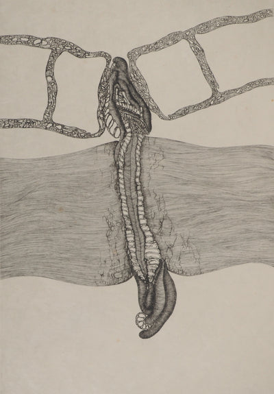 Fred DEUX : Blessure, Gravure originale (photo de détail 3) - Crédit photo : Galerie Art.Paris