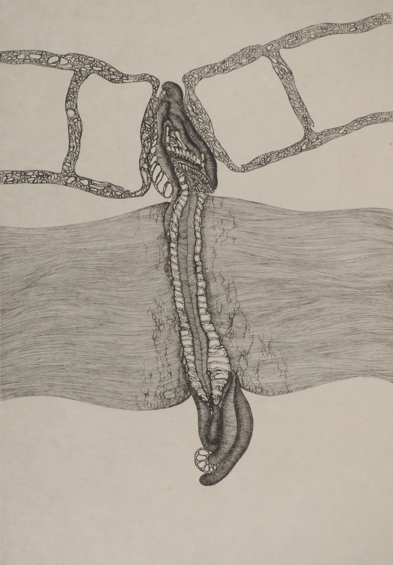 Fred DEUX : Blessure, Gravure originale (photo de détail 3) - Crédit photo : Galerie Art.Paris