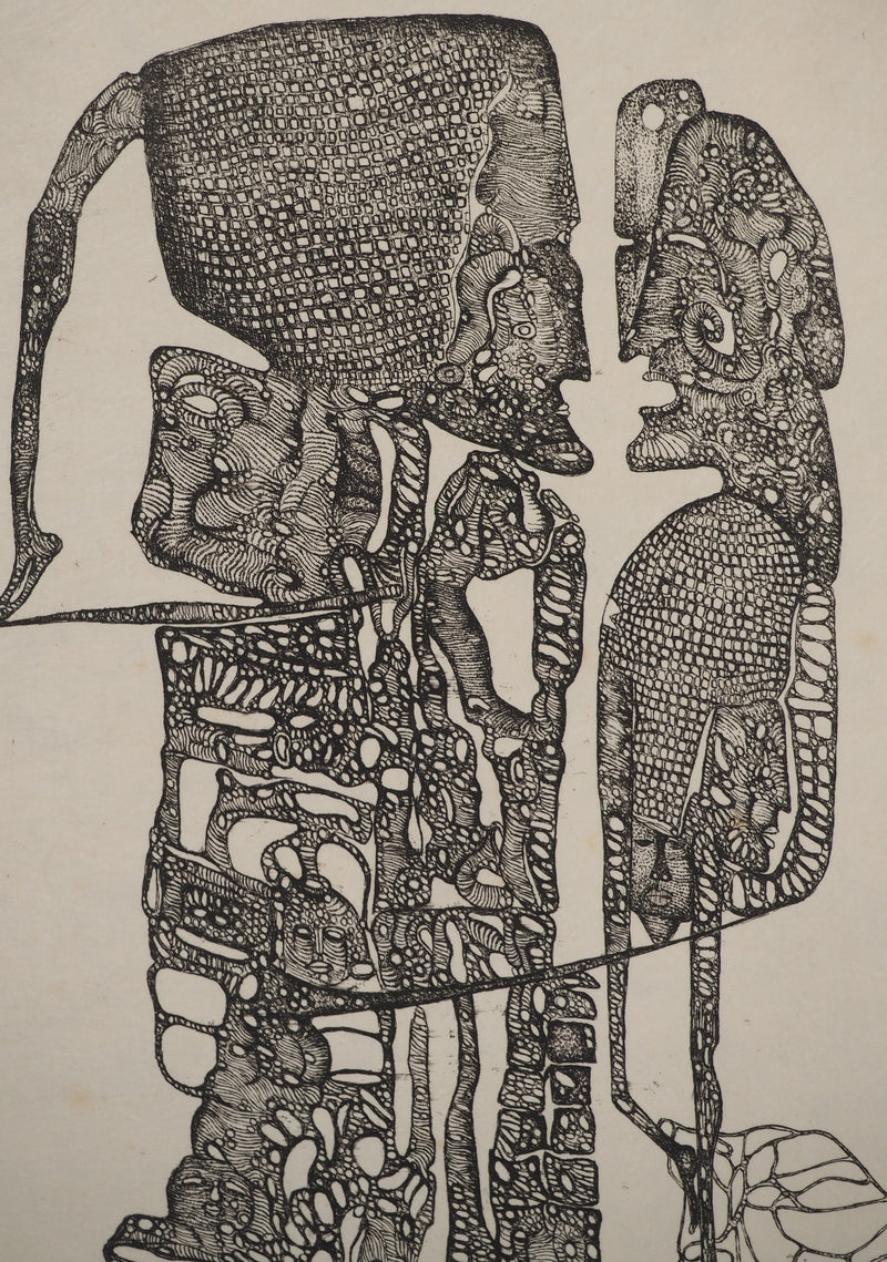 Fred DEUX : Soutane des envies, Gravure originale (photo de détail 4) - Crédit photo : Galerie Art.Paris