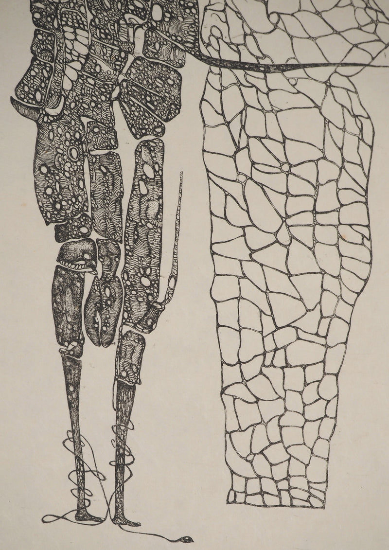 Fred DEUX : Soutane des envies, Gravure originale (photo de détail 5) - Crédit photo : Galerie Art.Paris