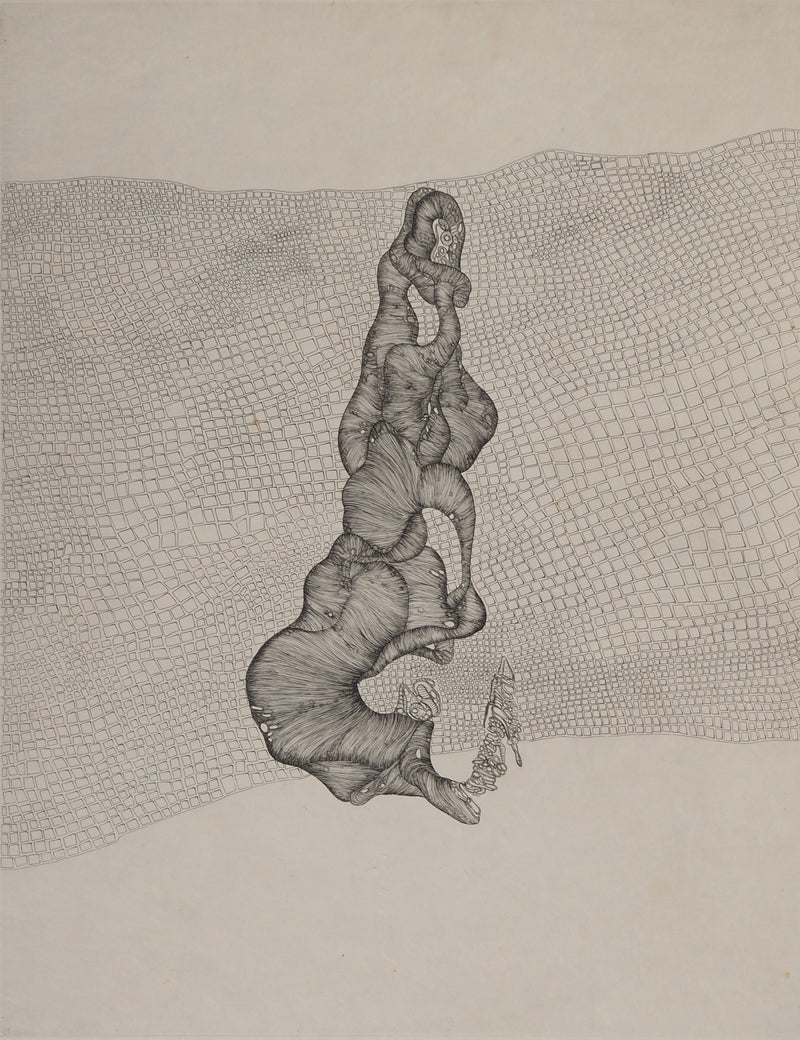 Fred DEUX : La forme, Gravure originale (photo de détail 3) - Crédit photo : Galerie Art.Paris