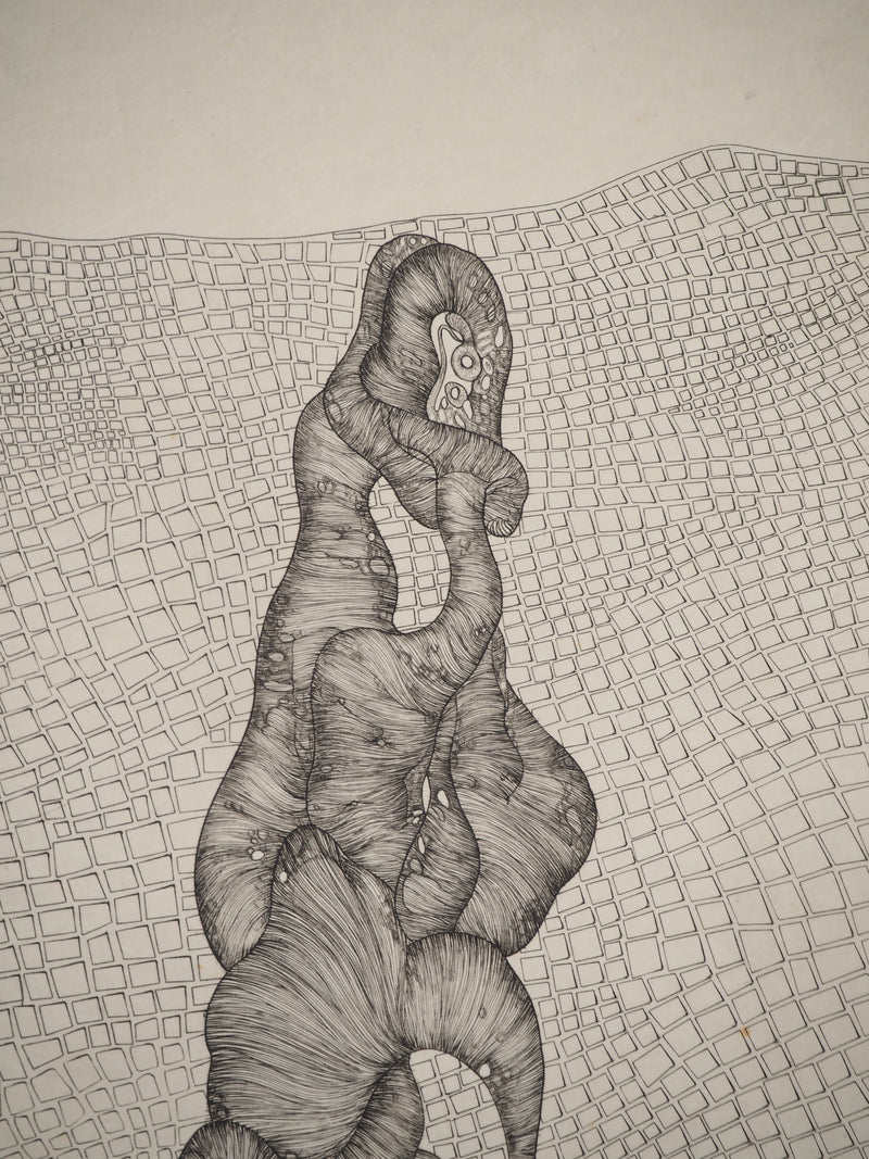 Fred DEUX : La forme, Gravure originale (photo de détail 4) - Crédit photo : Galerie Art.Paris