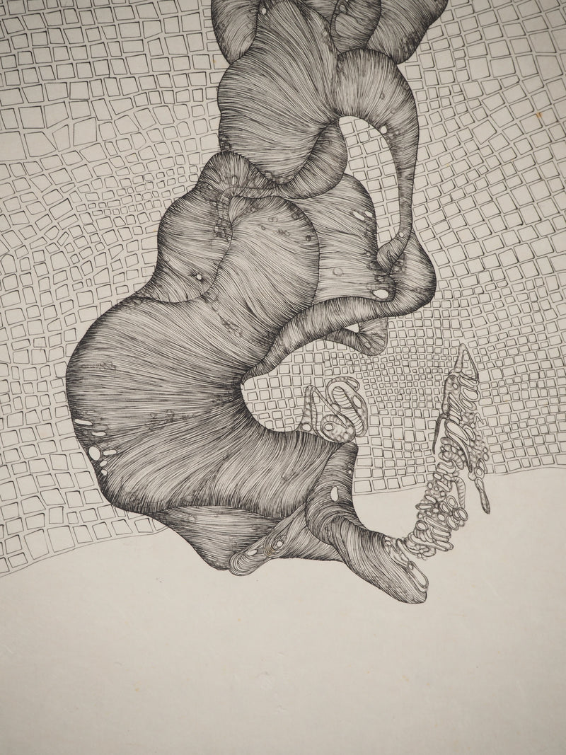 Fred DEUX : La forme, Gravure originale (photo de détail 5) - Crédit photo : Galerie Art.Paris