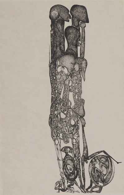 Fred DEUX : Parade interne, Gravure originale (photo de détail 3) - Crédit photo : Galerie Art.Paris