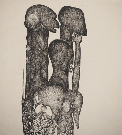 Fred DEUX : Parade interne, Gravure originale (photo de détail 4) - Crédit photo : Galerie Art.Paris
