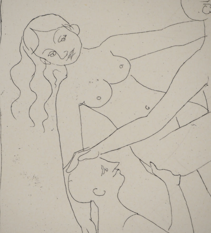 François-Xavier LALANNE : Les amants, Gravure originale (photo de détail 4) - Crédit photo : Galerie Art.Paris