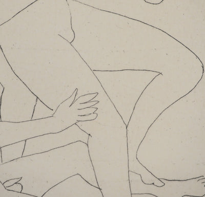 François-Xavier LALANNE : Les amants, Gravure originale (photo de détail 5) - Crédit photo : Galerie Art.Paris