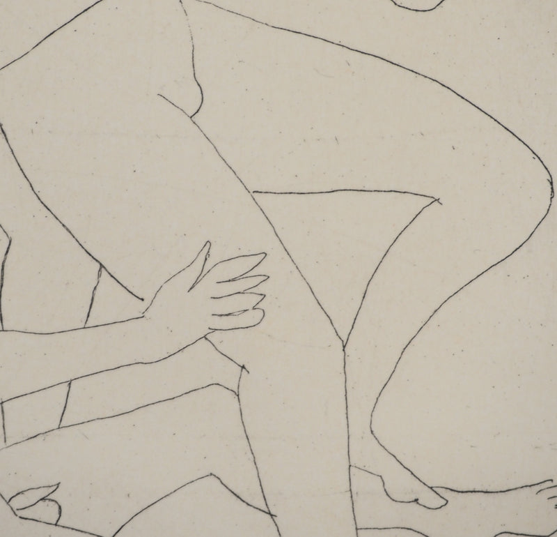 François-Xavier LALANNE : Les amants, Gravure originale (photo de détail 5) - Crédit photo : Galerie Art.Paris