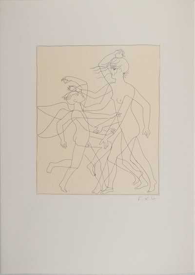 François-Xavier LALANNE : Dualité : entre amour et raison, Gravure originale (vue générale) - Crédit photo : Galerie Art.Paris