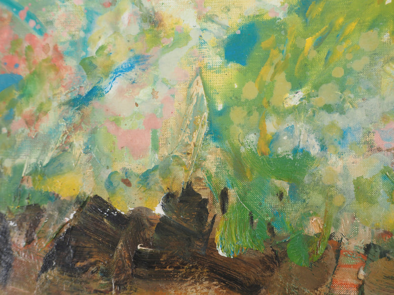 Pierre GARCIA-FONS : Provence, le Hameau perché, Huile sur toile signée