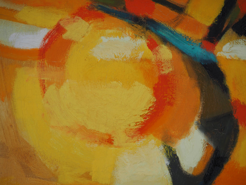 Marcel MOULY : Coucher de soleil et vieil arbre, Tableau original (photo de détail 9) - Crédit photo : Galerie Art.Paris