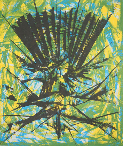 Jimmy ERNST : Composition abstraite, Affiche originale (photo de détail 2) - Crédit photo : Galerie Art.Paris