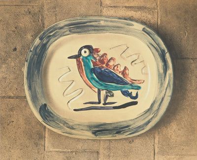 Pablo PICASSO : Oiseau coloré, Lithographie originale (photo de détail 2) - Crédit photo : Galerie Art.Paris